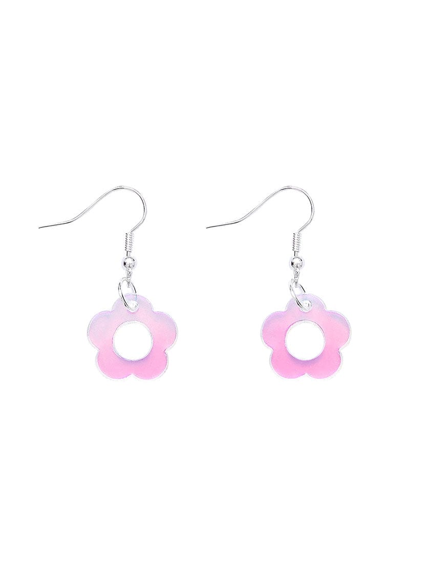 Flower Charm Earrings